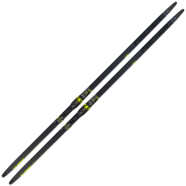 FISCHER Rcs Classic Plus Soft 187 Skis With Race Pro Classic IFP Black Yellow XC-Binding
