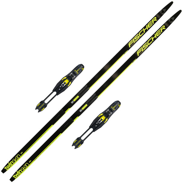 product variation FISCHER Twin Skin Pro Medium 202 Skis With Race Classic IFP Cross Country Bindings image