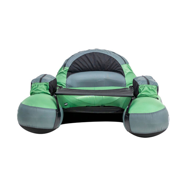 OUTCAST OSG Summit Sage/Gray Float Tube with OUTCAST Green Float Tube Bag