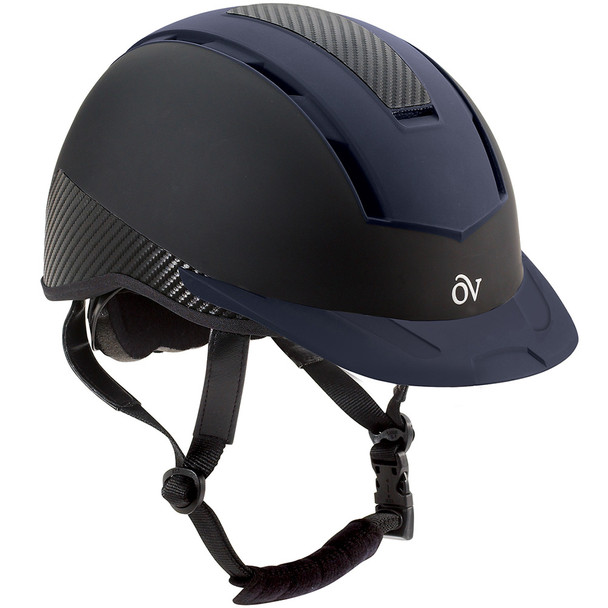 OVATION Extreme Black/Navy S/M Helmet With OVATION Deluxe PK/2 Black One Size Hair Net