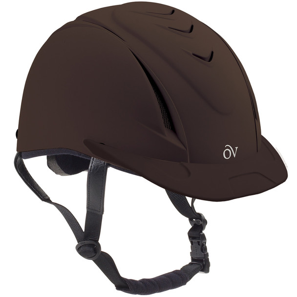 OVATION Deluxe Schooler Brown M/L Helmet With OVATION Deluxe PK/2 Black One Size Hair Net