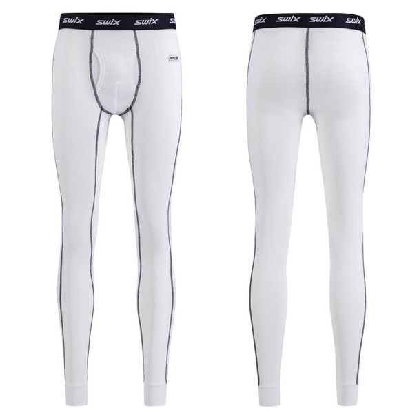 product variation SWIX Men's RaceX Bright White L Bodywear LS Shirt and SWIX Men's RaceX Bright White L Bodywear Pants image