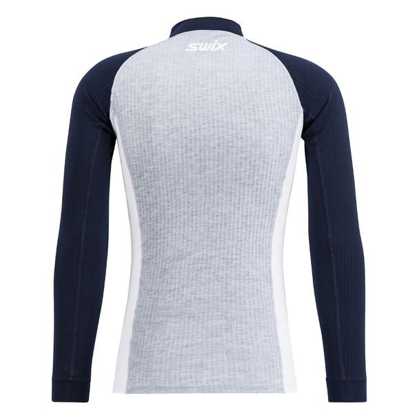 product variation SWIX Mens RaceX Bodywear Halfzip Gray Melange Size L Shirt And SWIX Mens RaceX Bodywear Pants Gray Melange Size L image