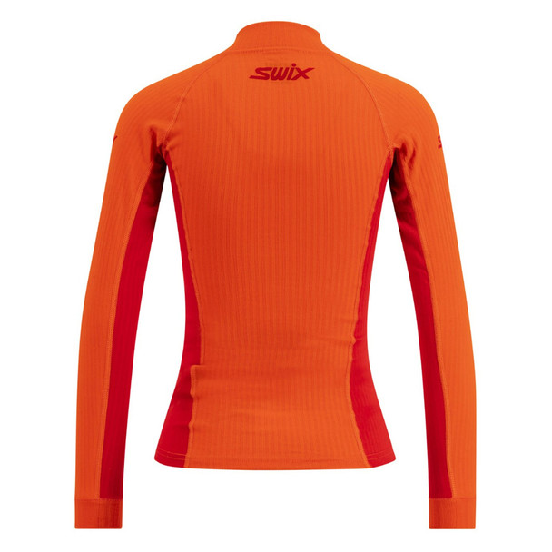 product variation SWIX Womens RaceX Bodywear Halfzip LS Fiery Red Size L Top And SWIX Womens RaceX Bodywear Pants Fiery Red Size L image