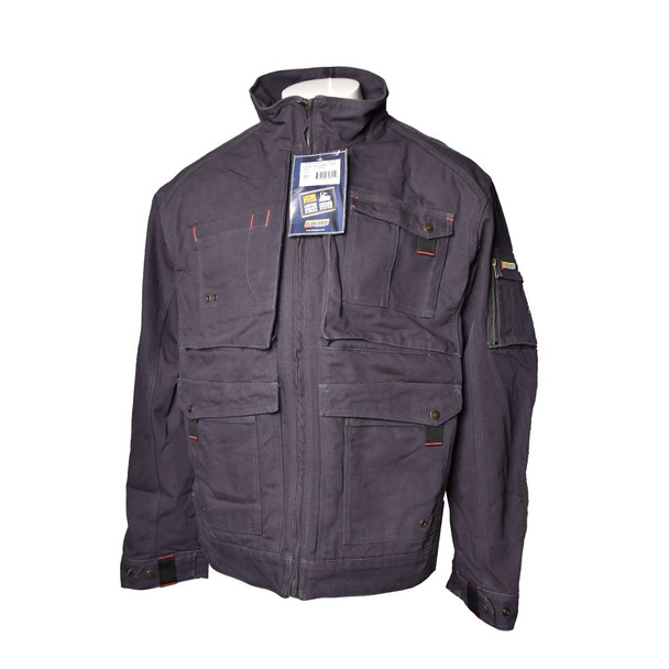 Open Box (Great condition, limited use): BLAKLADER 4062: Canvas Jacket, Color: Steel Blue, Size: 3XL (406213208300XXXL)