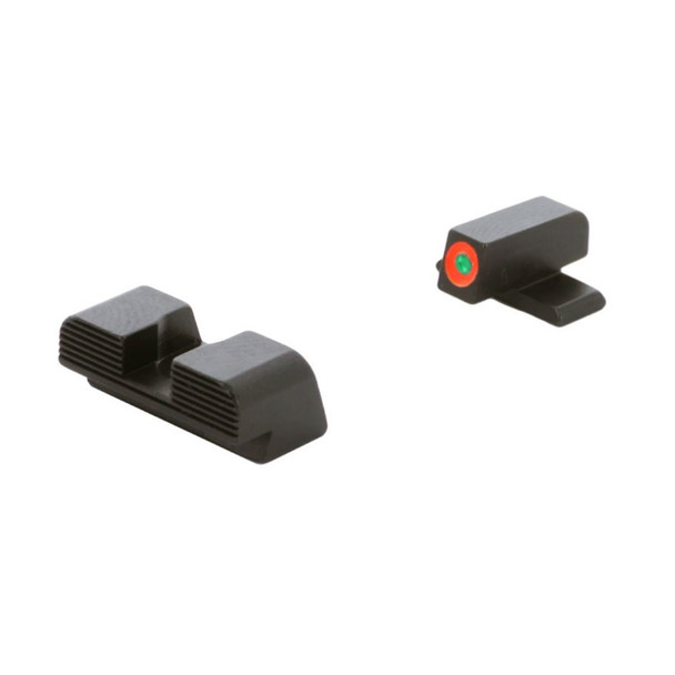product variation AmeriGlo Hackathorn night sight set for Sig P320 with orange outline tritium front image