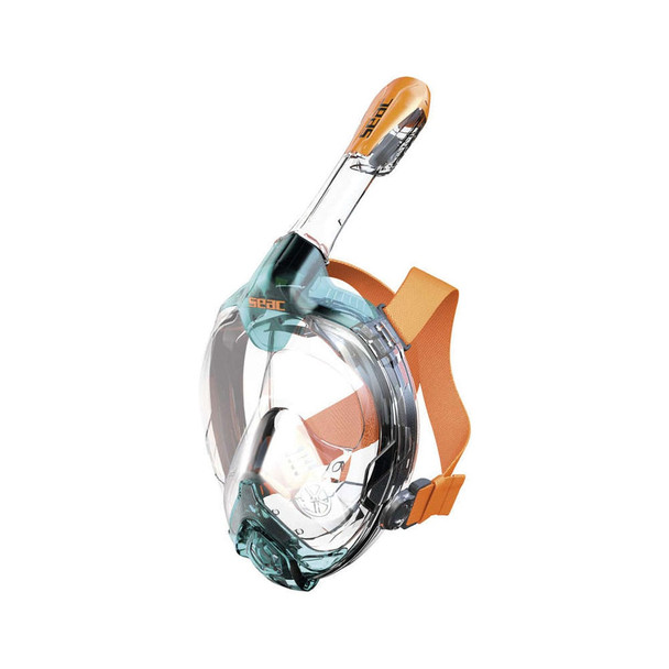 SEAC Libera Aquamarine/Orange S/M Full Face Mask with Antifog 15ml Bio Gel (1700006001019A+1110099000000A)