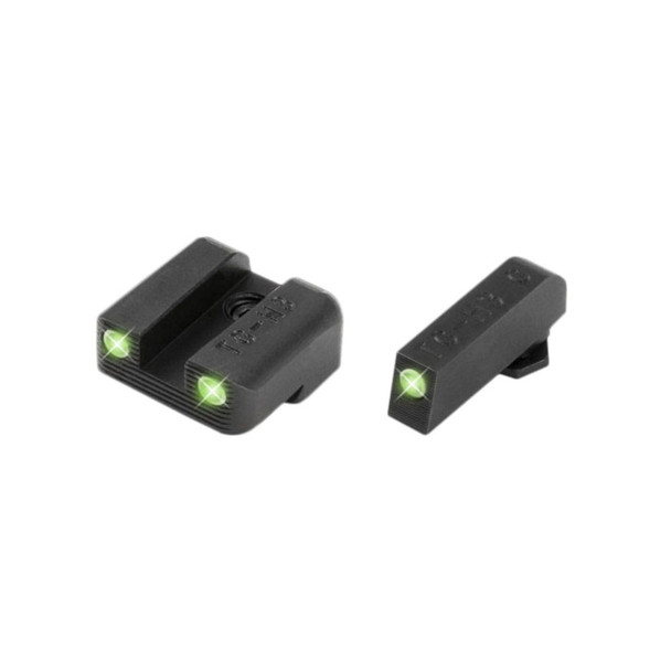 TRUGLO Brite-Site Tritium Green Sights for Glock 42 Handgun with Magazine Wrench for Glock (TG231G1A+1483588)