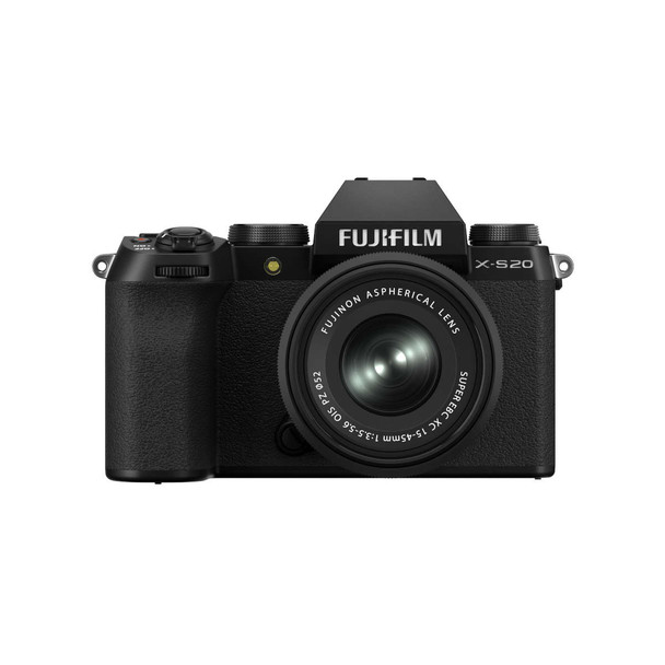 product variation FUJIFILM X-S20 Black Mirrorless Camera with XC 15-45mm F 3.5-5.6 OIS PZ Lens Kit (16781943) image