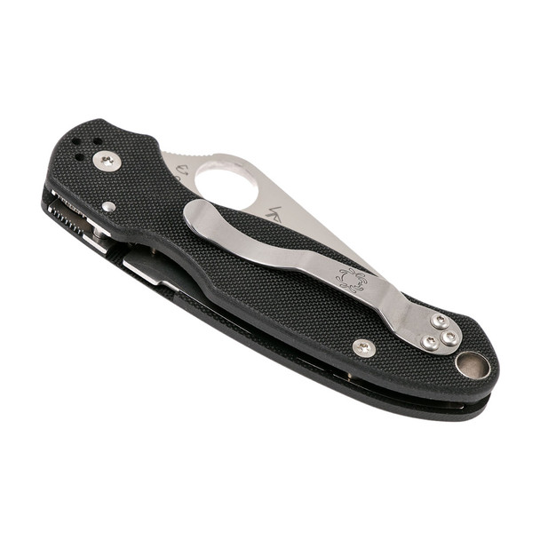 product variation SPYDERCO Para 3 2.95in Plain/Serrated Edge Black Folding Knife (C223GPS) image