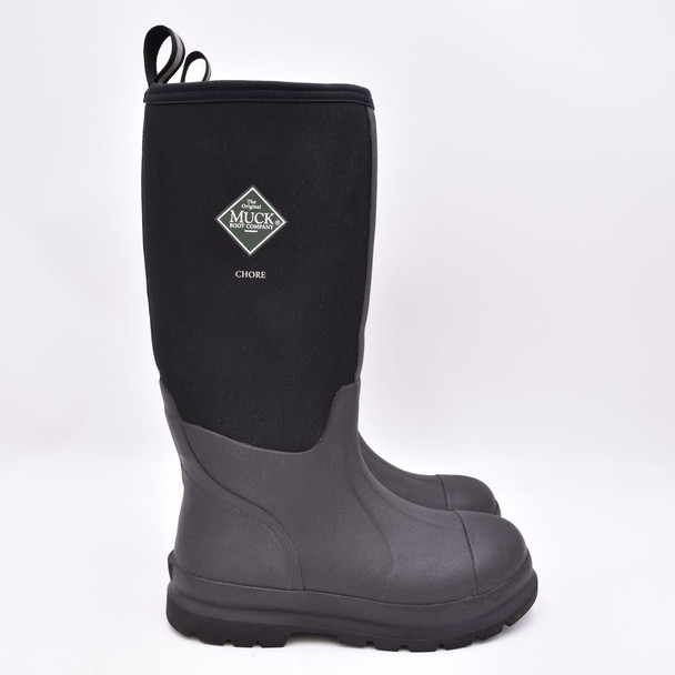 Open Box (Signs of previous use): MUCK BOOT COMPANY Chore Hi Work Boot, Color: Black, Size: 8 (CHH-000A-BLC-080_4)