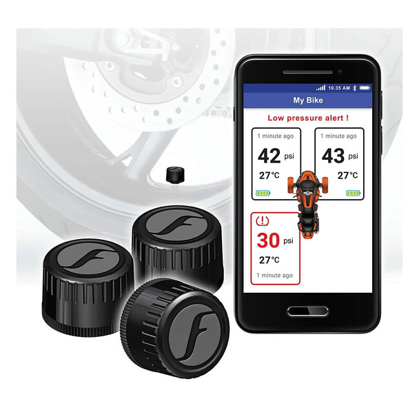 product variation FOBO Bike 2 Black Tire Pressure Monitoring System for Trike (21F-SAS-13-FM2441) image