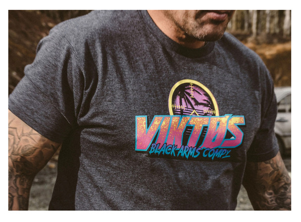 product variation VIKTOS Men's Rad Reticle Charcoal Heather T-Shirt (18135) image
