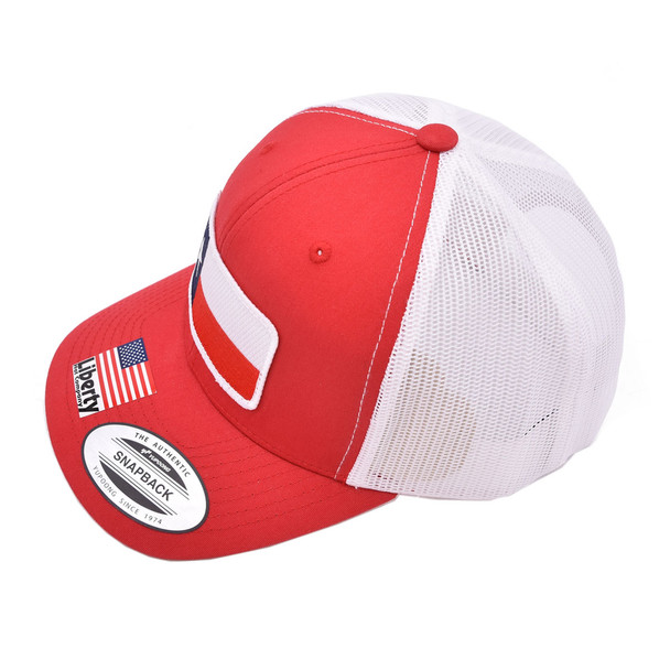 product variation WEBY Richardson 112 Red/White Trucker Hat with Texas Patch (HAT-112-RD/WH-TXPTC) image