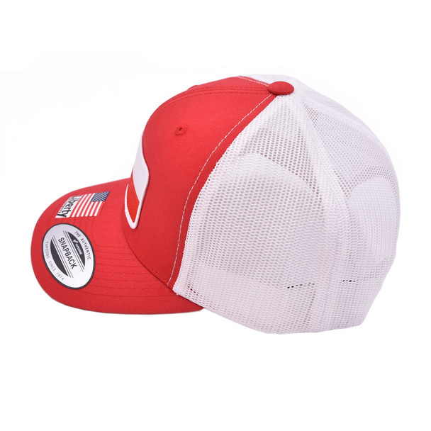 product variation WEBY Richardson 112 Red/White Trucker Hat with Texas Patch (HAT-112-RD/WH-TXPTC) image