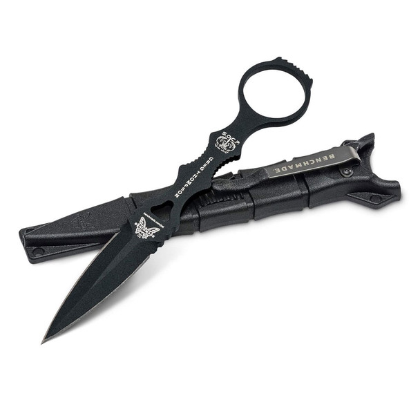 BENCHMADE SOCP Dagger Fixed Blade Knife with Trainer Combo (176BK-COMBO)
