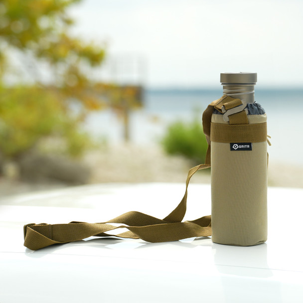 product variation GRITR Titanium Ultralight Leakproof Reusable Sport Water Bottle 24 fl oz/700 ml image