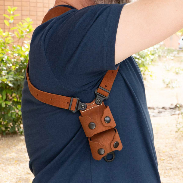 product variation GALCO Classic Lite 2.0 Natural Right Hand Shoulder System For Smith & Wesson J Frame 640 2 1/8" .357 (CL2-160) image