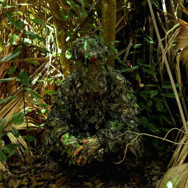 product variation QUIKCAMO 2 in 1 Leafy Face Moss Oak New Bottomland Face Mask and Camo Hat One Size (QCF-60-2151) image