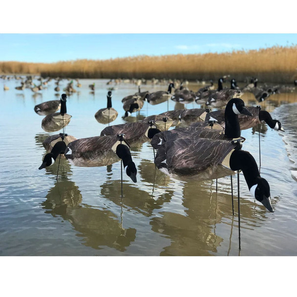 WHITE ROCK DECOYS Canada Goose Windsock Decoys, 12-Pack (CGH)