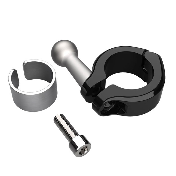 product variation CIRO Premium Black 1-1/4in Handlebar Mount Smartphone/GPS Holder With Charger (50215) image