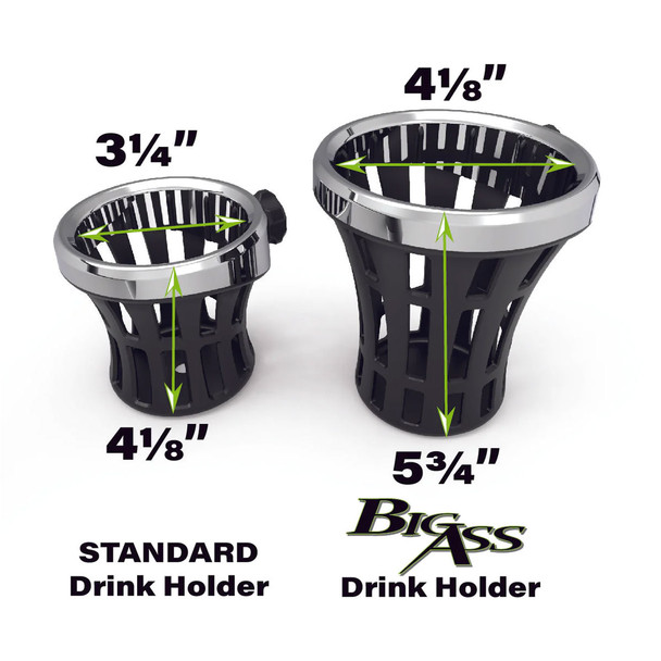 product variation CIRO Goldstrike Black Drink Holder with Black Perch Mount for Gold Wing (58619) image