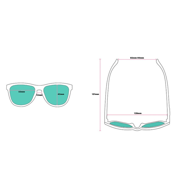 product variation GOODR Eat. Sleep. Save the World. Sunglasses (G00294-OG-BK1-GR) image