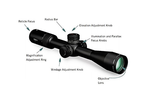 product variation VORTEX Viper PST Gen II 5-25x50mm SFP EBR-4 MOA Riflescope (PST-5251) image