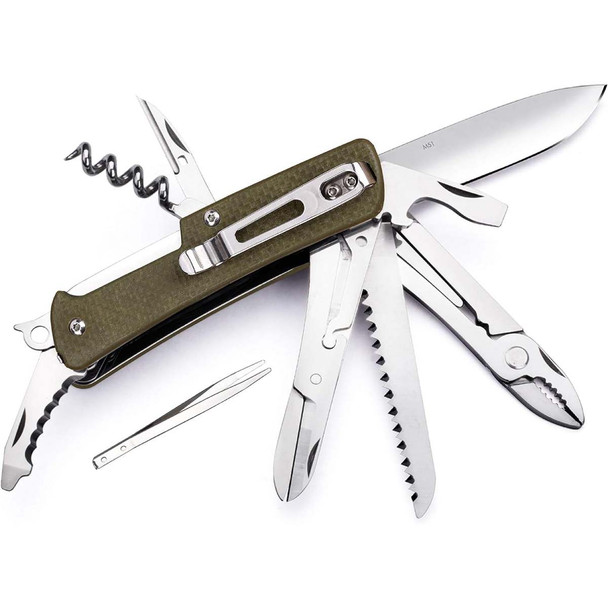 product variation RUIKE M Multifunctional G10 Green Knife (M51-G) image