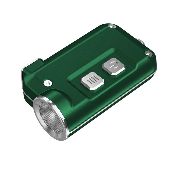 NITECORE Tini 380 Lumen Mini Metallic Micro USB Rechargeable Green Keychain Flashlight (FL-NITE-TINI-GN)