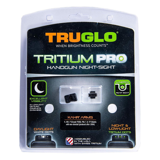 product variation TRUGLO Tritium Pro Fits Kahr Arms White Night Sights (TG231A1W) image