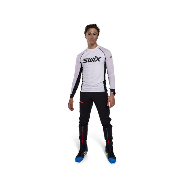product variation SWIX Men's Triac Dry Breathe Bright White/Black Long Sleeve Shirt (10089-23-00017) image
