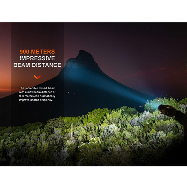 product variation FENIX LR40R V2.0 15000 Lumens Black Search Flashlight (LR40Rv2) image