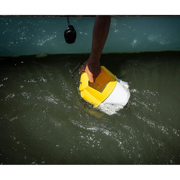 product variation FRABILL Magnum Shrimp Flow-Troll 10Qt Bait Bucket (451205) image