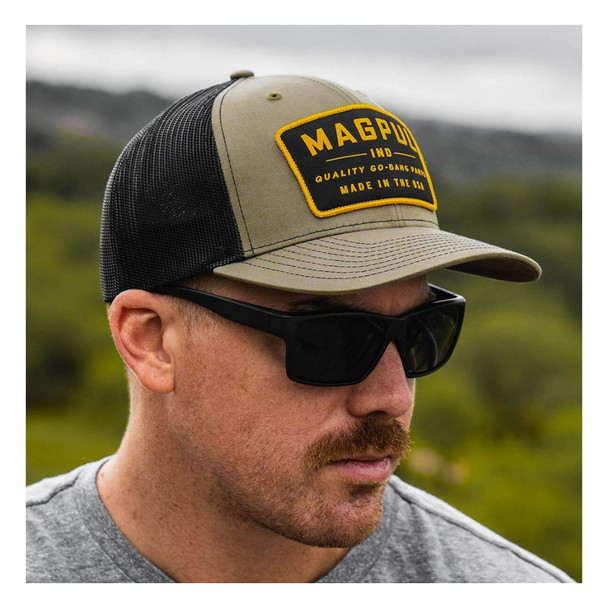product variation MAGPUL Go Bang Trucker One Size Fits Most OD Green/Black Hat (MAG1102-314) image