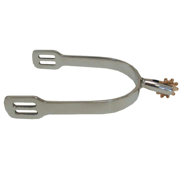 product variation INTREPID INTERNATIONAL Coronet Ladies Dressage Brass Rowel Spurs (213548) image