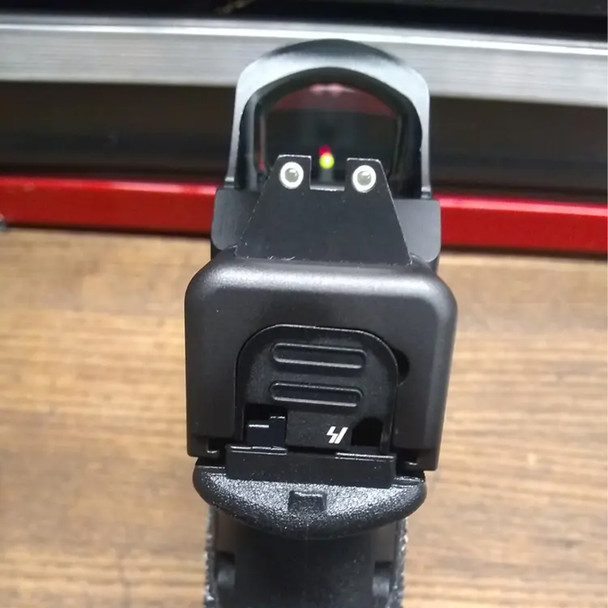 product variation NIGHT FISION Suppressor Height For Glock 17/19/34 White Front Ring /Blank Rear Night Sight Set (GLK-004-013-WGZX) image