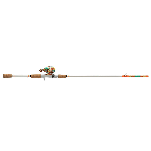product variation PROFISHIENCY 6ft Krazy Fiberglass Spincast Combo (6KRZYSCREC) image