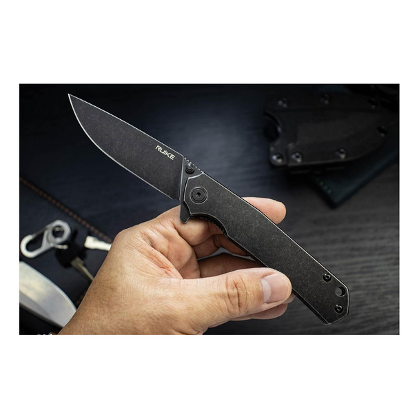 product variation RUIKE 420 SS Black Folding Knife (P801-SB) image