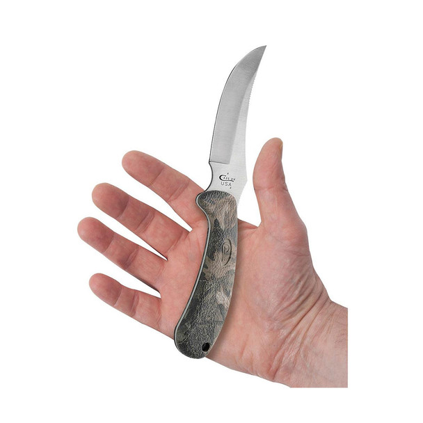 product variation CASE XX Lightweight Synthetic Camo Caliber Ridgeback Hunter Knife with Ballistic Nylon Sheath (18336) image