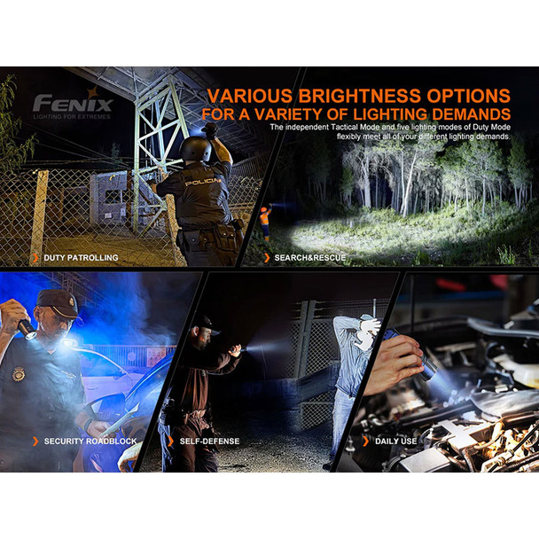 product variation FENIX TK35UE V2.0 5000 Lumen 8 Mode Black Flashlight (TK35-UE-V2.0) image