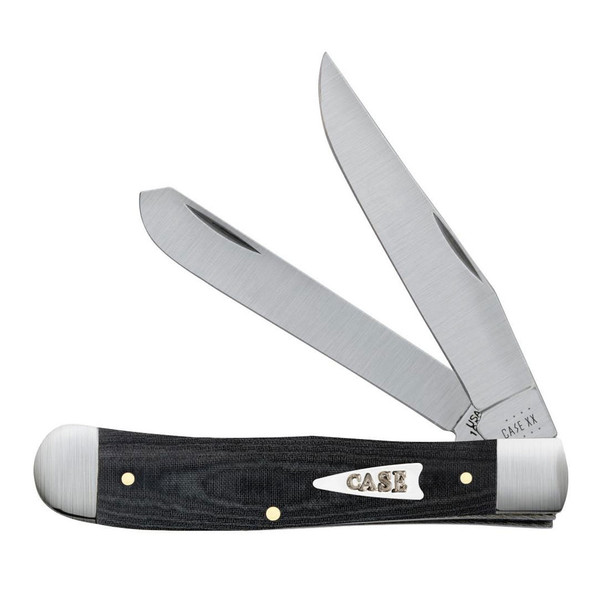 product variation CASE XX Trapper Smooth Black Micarta 2-Blade Pocket Knife (27730) image