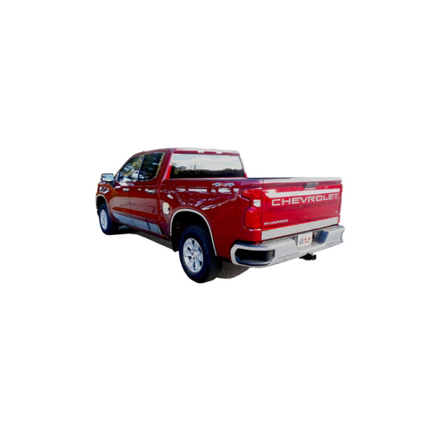 product variation QAA 1 Piece Stainless Gas Door Cover Trim Fits Chevrolet Silverado 2019-2023 (GC59170) image