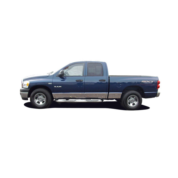 product variation QAA 4 Piece Stainless Wheel Well Fender Trim Molding Fits Dodge Ram 2002-2008 (WZ42935) image