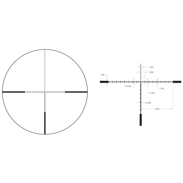 product variation Trijicon AccuPoint 5-20x50mm Riflescope MOA Ranging Crosshair with Green Dot, 30mm Tube, Satin Black, Exposed Elevation Adjuster with Return to Zero Feature TR33-C-200151 image