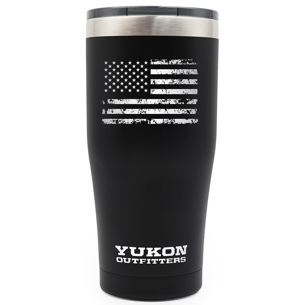 product variation Black with Vintage USA Flag image