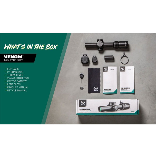 product variation VORTEX Venom 1-6x24 SFP AR-BDC3 Reticle Riflescope (VEN-1601) image