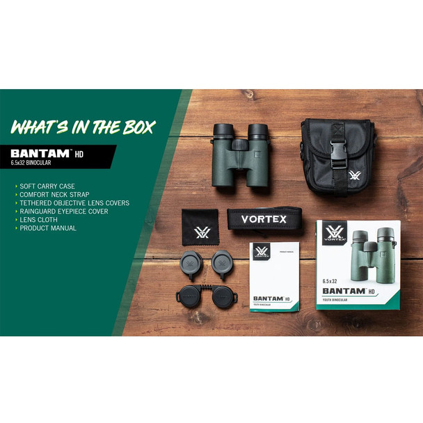 product variation VORTEX Bantam HD 6.5x32 Youth Binocular (BTM-6532) image
