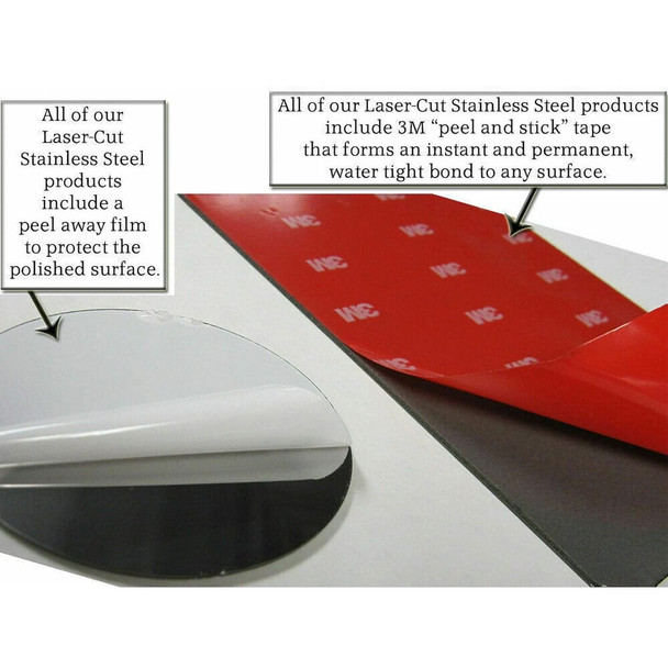 product variation QAA 2-Piece Stainless Tailgate Handle Accent Trim Fits 2004-2013 Nissan Titan (TGH24520) image