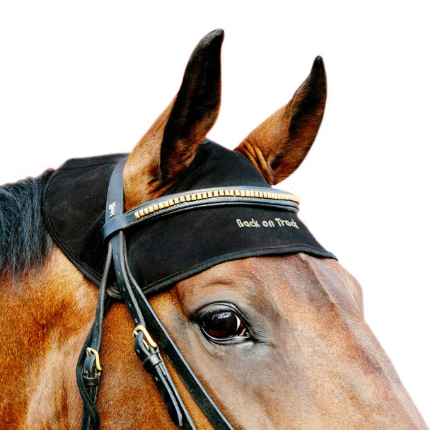 product variation BACK ON TRACK Therapeutic Black Horse Head Cap (2043000) image